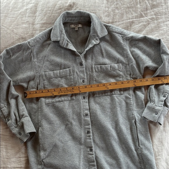 Madewell Flannel Shacket - Picture 3 of 6